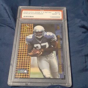 2000 coll.edge T-3 Shaun Alexander rookie card